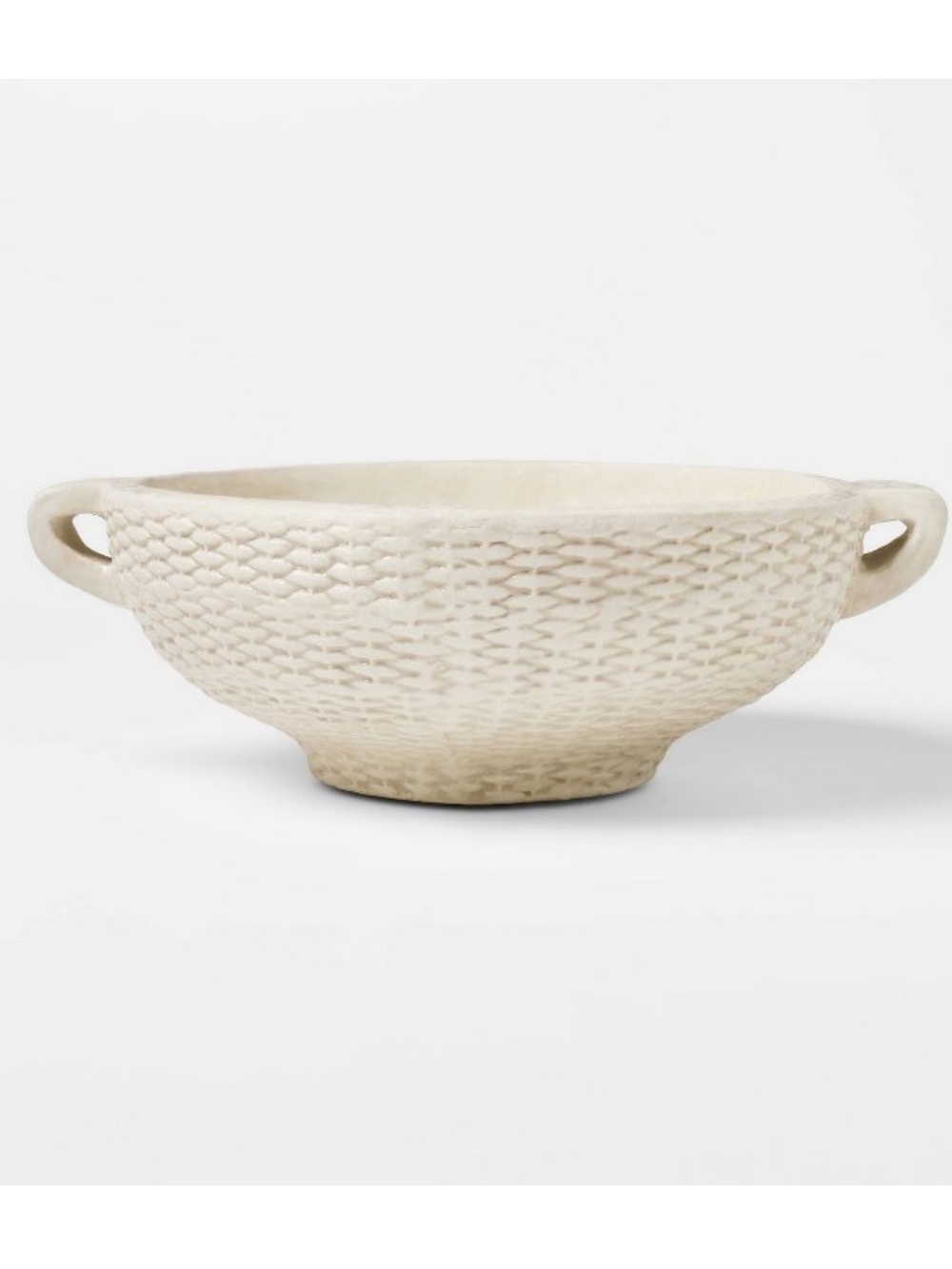 Woven Texture Ceramic Bowl Cream - Threshold™ designed with Studio McGee